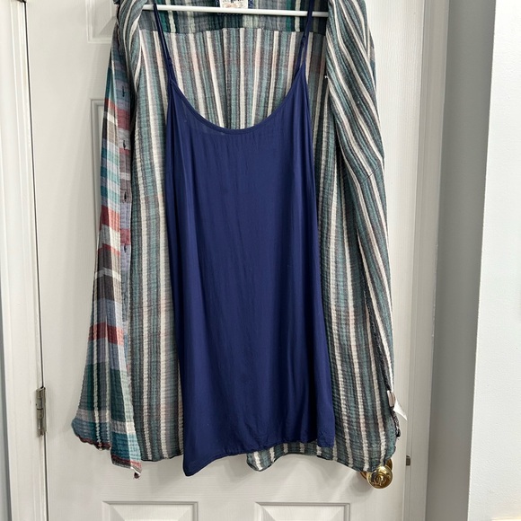 New Anthropologie Holding Horses Mixed Plaid Dress - Picture 8 of 9